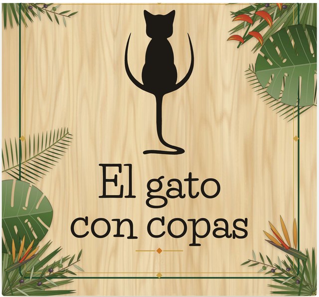El gato con copas